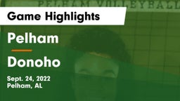 Pelham  vs Donoho  Game Highlights - Sept. 24, 2022