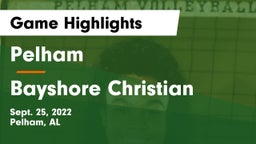 Pelham  vs Bayshore Christian  Game Highlights - Sept. 25, 2022