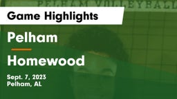 Pelham  vs Homewood  Game Highlights - Sept. 7, 2023