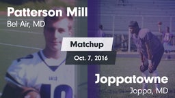 Matchup: Patterson Mill vs. Joppatowne  2016