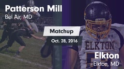 Matchup: Patterson Mill vs. Elkton  2016