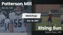 Matchup: Patterson Mill vs. Rising Sun  2017