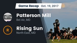 Recap: Patterson Mill  vs. Rising Sun  2017