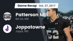 Recap: Patterson Mill  vs. Joppatowne  2017