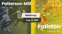 Matchup: Patterson Mill vs. Fallston  2018