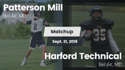 Matchup: Patterson Mill vs. Harford Technical  2018