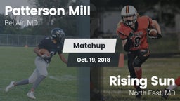 Matchup: Patterson Mill vs. Rising Sun  2018