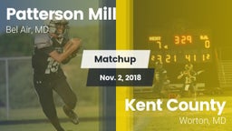 Matchup: Patterson Mill vs. Kent County  2018