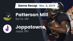 Recap: Patterson Mill  vs. Joppatowne  2019