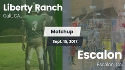 Matchup: Liberty Ranch vs. Escalon  2017