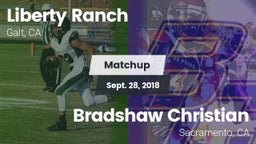 Matchup: Liberty Ranch vs. Bradshaw Christian  2018