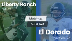 Matchup: Liberty Ranch vs. El Dorado  2018