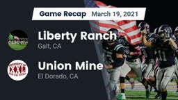 Recap: Liberty Ranch  vs. Union Mine  2021