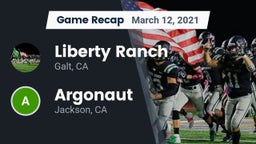 Recap: Liberty Ranch  vs. Argonaut  2021