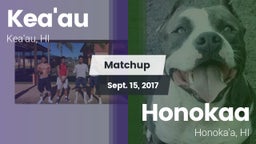 Matchup: Kea'au vs. Honokaa  2017