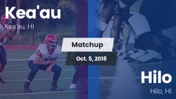 Matchup: Kea'au vs. Hilo  2018