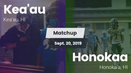 Matchup: Kea'au vs. Honokaa  2019