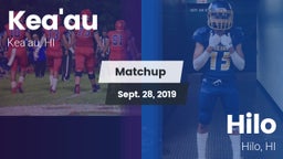 Matchup: Kea'au vs. Hilo  2019