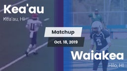 Matchup: Kea'au vs. Waiakea  2019