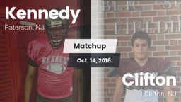 Matchup: Kennedy vs. Clifton  2016
