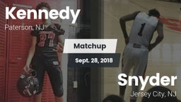 Matchup: Kennedy vs. Snyder  2018