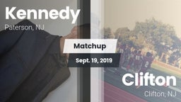 Matchup: Kennedy vs. Clifton  2019
