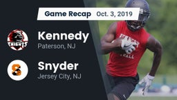Recap: Kennedy  vs. Snyder  2019