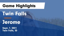 Twin Falls  vs Jerome  Game Highlights - Sept. 7, 2021