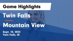 Twin Falls  vs Mountain View  Game Highlights - Sept. 10, 2022