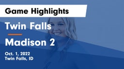 Twin Falls  vs Madison 2 Game Highlights - Oct. 1, 2022