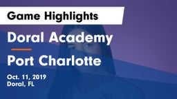 Doral Academy  vs Port Charlotte Game Highlights - Oct. 11, 2019