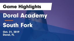 Doral Academy  vs South Fork  Game Highlights - Oct. 21, 2019
