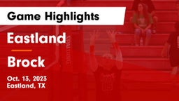Eastland  vs Brock  Game Highlights - Oct. 13, 2023