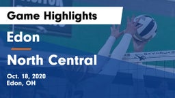 Edon  vs North Central  Game Highlights - Oct. 18, 2020