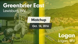Matchup: Greenbrier East vs. Logan  2015