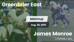 Matchup: Greenbrier East vs. James Monroe 2019