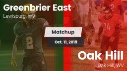 Matchup: Greenbrier East vs. Oak Hill  2019