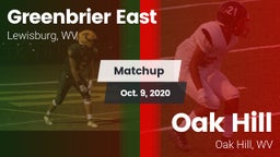 Matchup: Greenbrier East vs. Oak Hill  2020