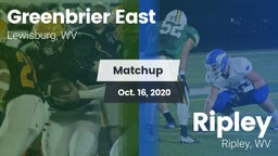 Matchup: Greenbrier East vs. Ripley  2020