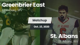 Matchup: Greenbrier East vs. St. Albans  2020