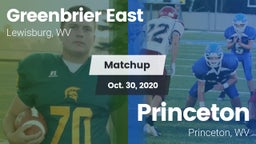 Matchup: Greenbrier East vs. Princeton  2020