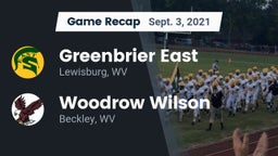 Recap: Greenbrier East  vs. Woodrow Wilson  2021