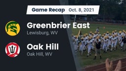 Recap: Greenbrier East  vs. Oak Hill  2021