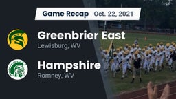Recap: Greenbrier East  vs. Hampshire  2021