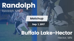 Matchup: Randolph vs. Buffalo Lake-Hector  2017