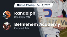 Recap: Randolph  vs. Bethlehem Academy  2020