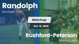 Matchup: Randolph vs. Rushford-Peterson  2020