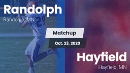Matchup: Randolph vs. Hayfield  2020