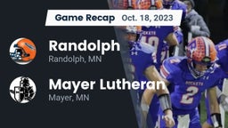 Recap: Randolph  vs. Mayer Lutheran  2023