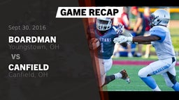 Recap: Boardman  vs. Canfield  2016